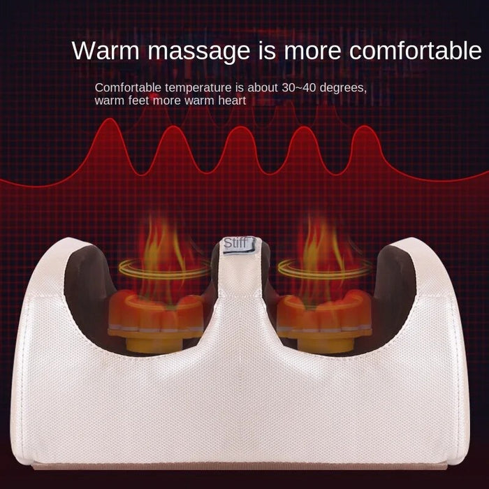 Portable Heated Foot-Massaging Robot