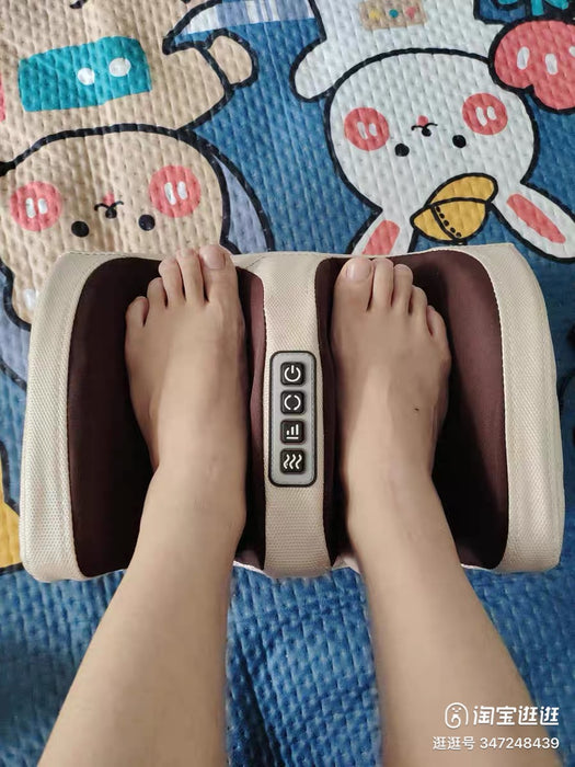 Portable Heated Foot-Massaging Robot