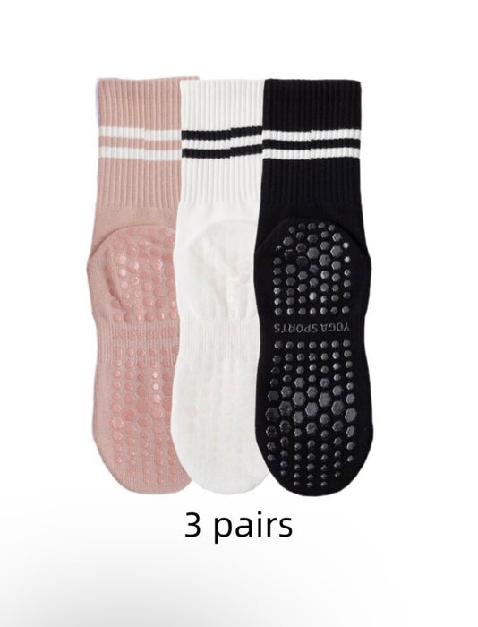 Professional Non-Slip Yoga Socks (3 pack)